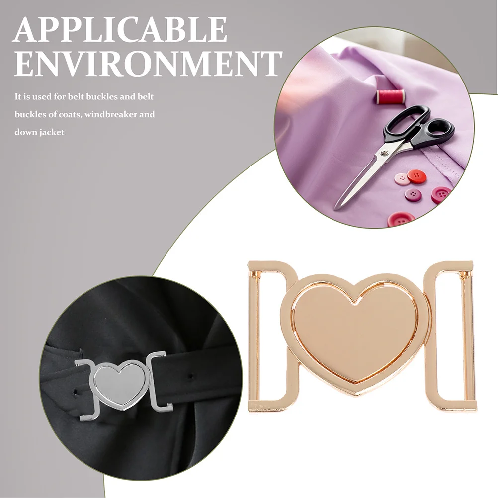 2 قطعة سبائك الزنك حزام الخصر أبازيم أبازيم الزخرفية متعددة الوظائف لسترة أسفل معطف DIY بها بنفسك الملابس والاكسسوارات