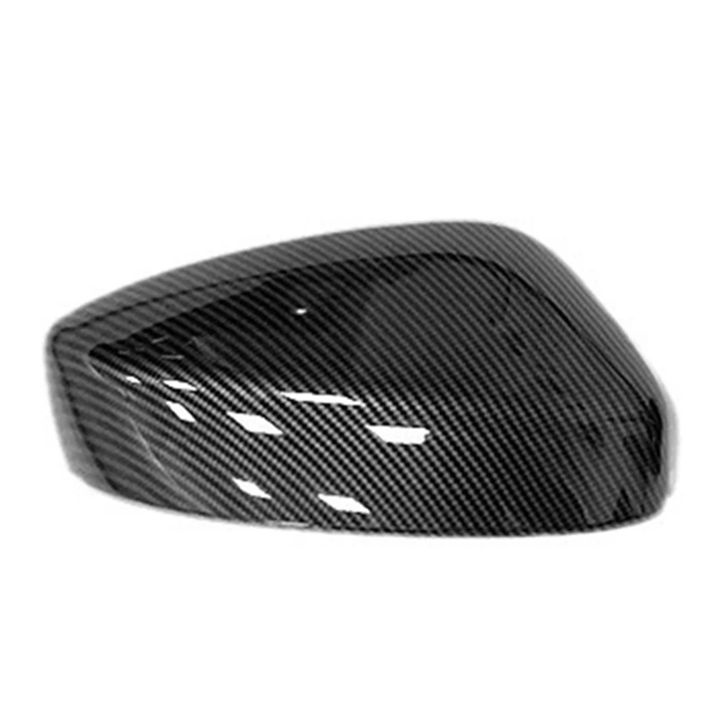 Sleek Carbon Fiber Styled External Mirrors Cap Set For Vehicle Models From Two Thousand Sixteen To Two Thousand Twenty Four