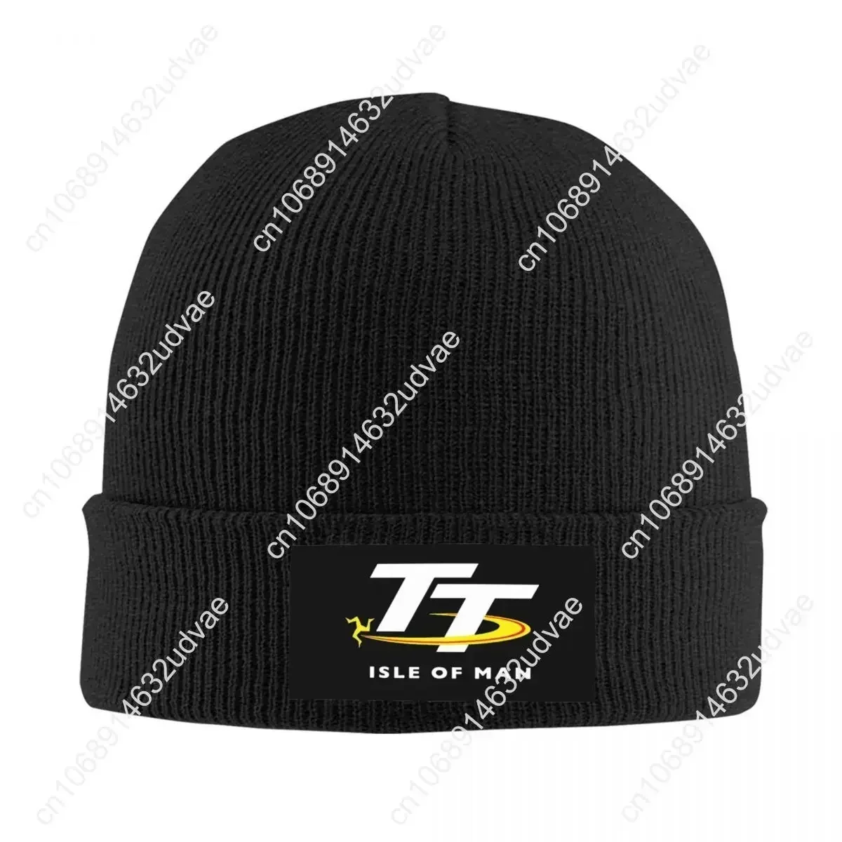 Isle Of Man TT Races Manx Knit Hat Beanie Winter Hats Warm New Caps Men Women