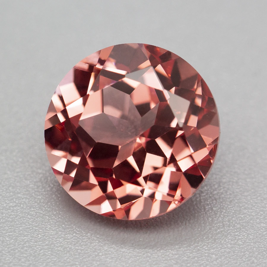 New Round Cut Lab Grown Padparadscha Loose Gemstones Sapphire Stone VVS1 for Jewelry Making