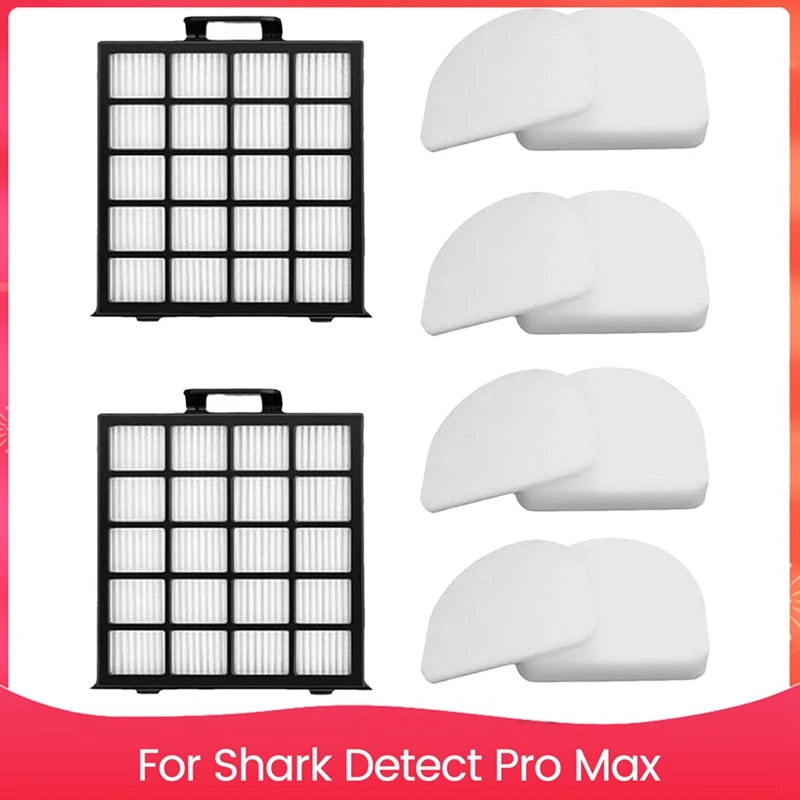 Replacement Filter For Shark Detect Pro Max Upright Vacuum AZ4000 AZ4002 AZ4000C Parts Accessories Kit