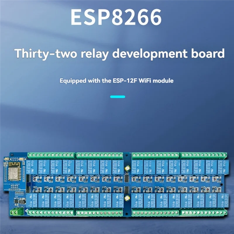 A41T Bluetooth WIFI 32-Channel ESP8266 Relay Module - Development Board With DC Power