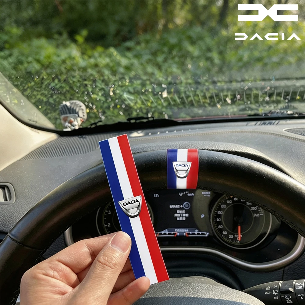 Dacia Steering Wheel Alignment Marker Stickers Car Accessories For Dacia Sandero Stepway Duster Logan MCV Jogger Bigster Spring