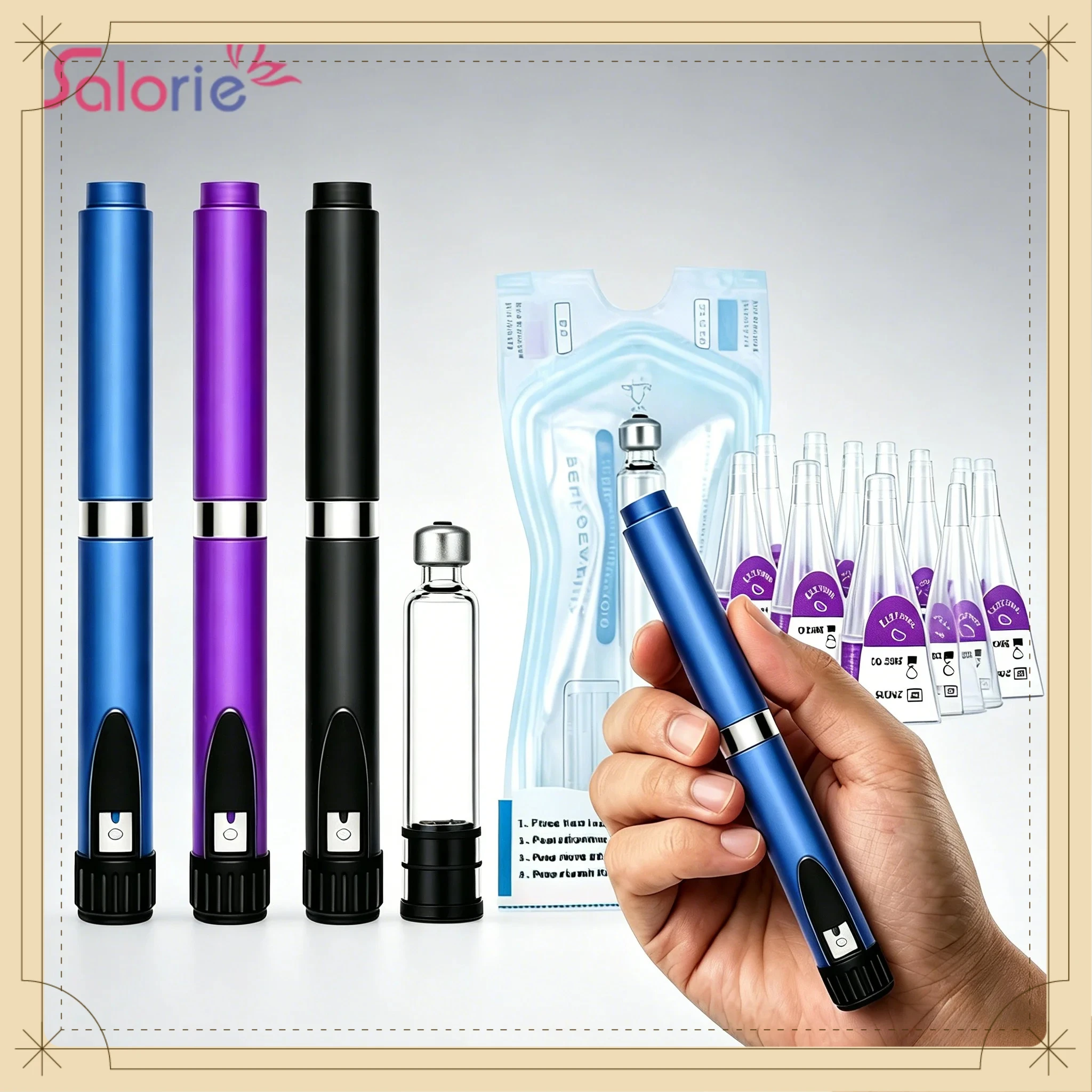 

Individual Packing Magic Insulin Cartridges Pen Empty Cassette Bottle Use For Injection Pens Medical Insulin Pen Tip 4mm 6mm 8mm