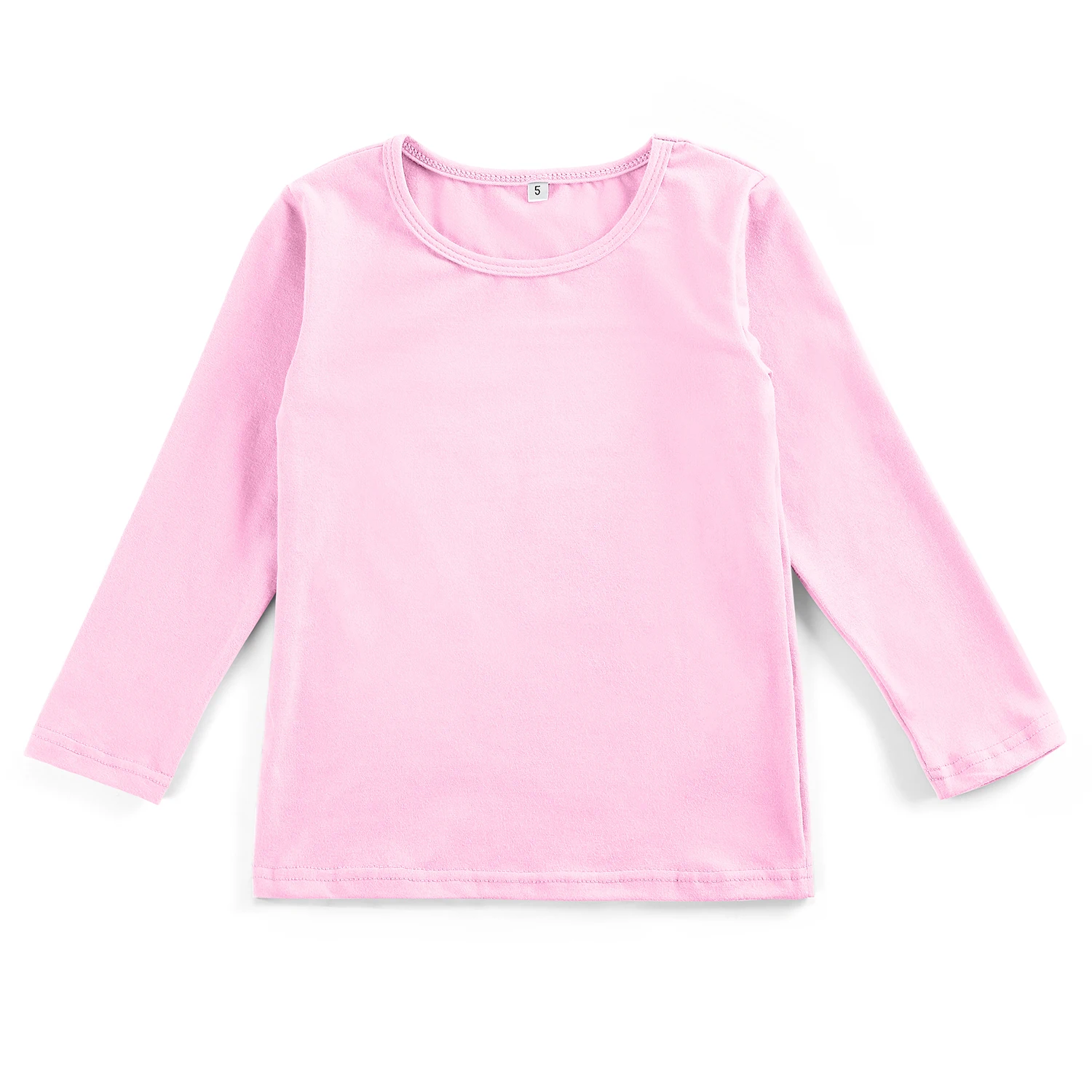 Monogram katoenen kinder tops met lange mouwen effen kinderen jongens meisjes kleding babyshirt set