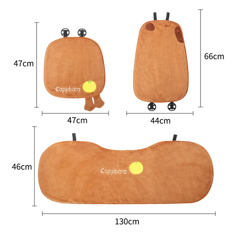 Pluszowe Cartoon poduszki na siedzenia samochodowe podkładki pełny zestaw oddychający cztery pory roku na fotel samochodowy mata Non pot akcesoria