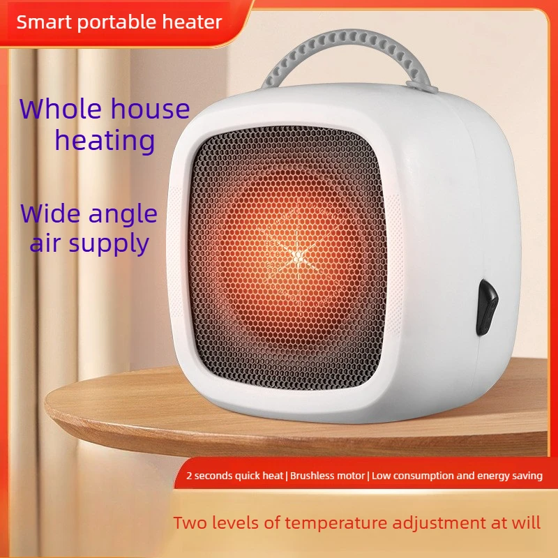 

Portable Space Heater Quiet Brushless Moter Desktop Warm Heater Fan Small Electric Heater Heat Up 25 m² for Indoor Use Bedroom