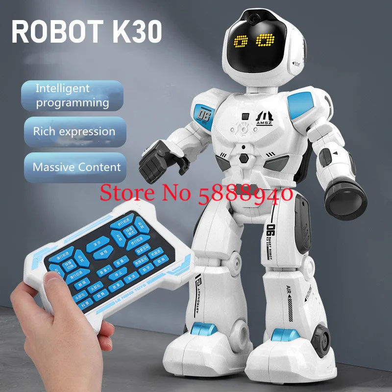 

Children Early Education Intelligent Programming Remote Control Robot Dance Robot Touch Sensing Dynamic Expression RC Robot Toy