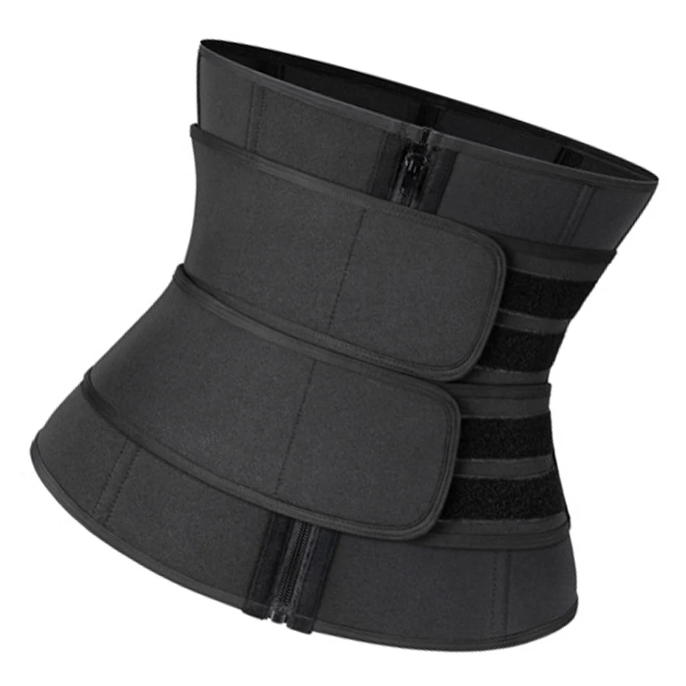 

1pc Postnatal Waist Trainer Belly Pelvis Abdominal Shapewear Belly Slimming Belt Built-In Steel Strips Zipper Design Reinforced