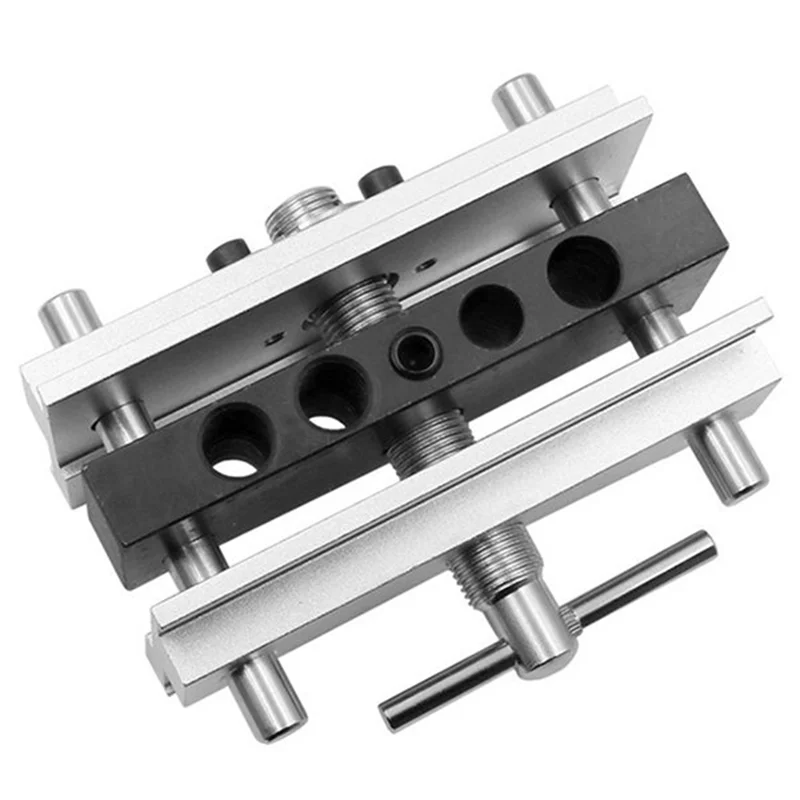 

Superior-Metal Drilling Dowel Hole Self-Centering Locator DIY Woodworking Straight Hole Locator