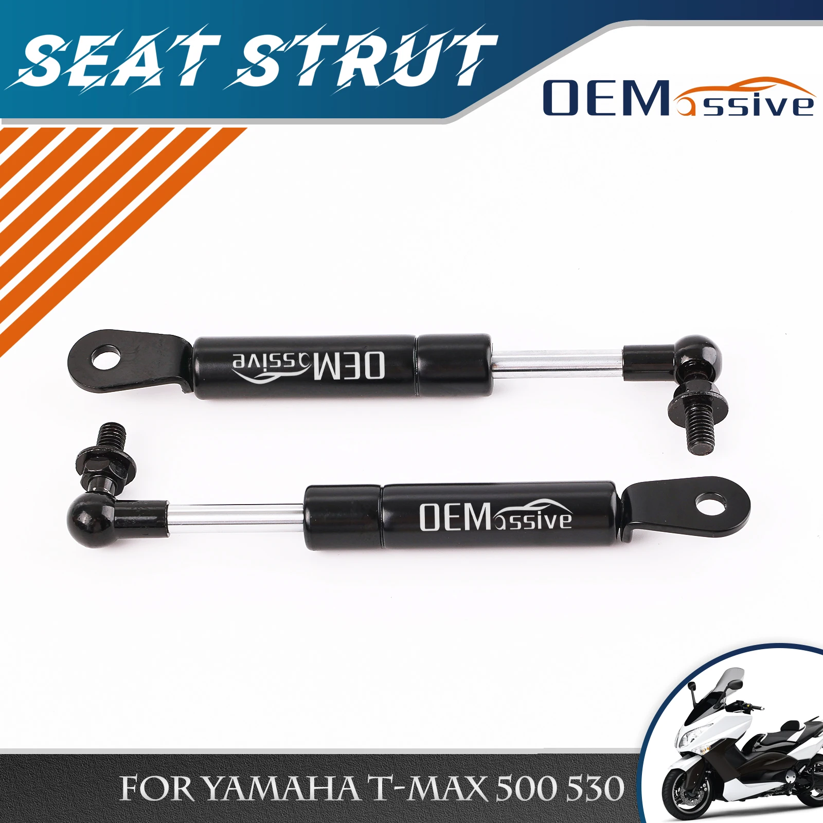 Pair Seat Strut Gas Spring Support Holder Shock Seat Struts Lifter Arms For Yamaha T-Max Tmax T Max 500 2008-2016 530 2012-2016