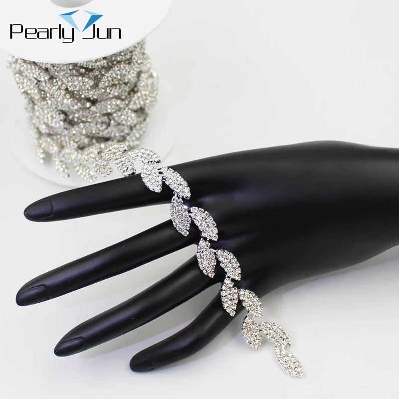 

Роскошная Бриллиантовая цепочка в форме листа, 1,5 см