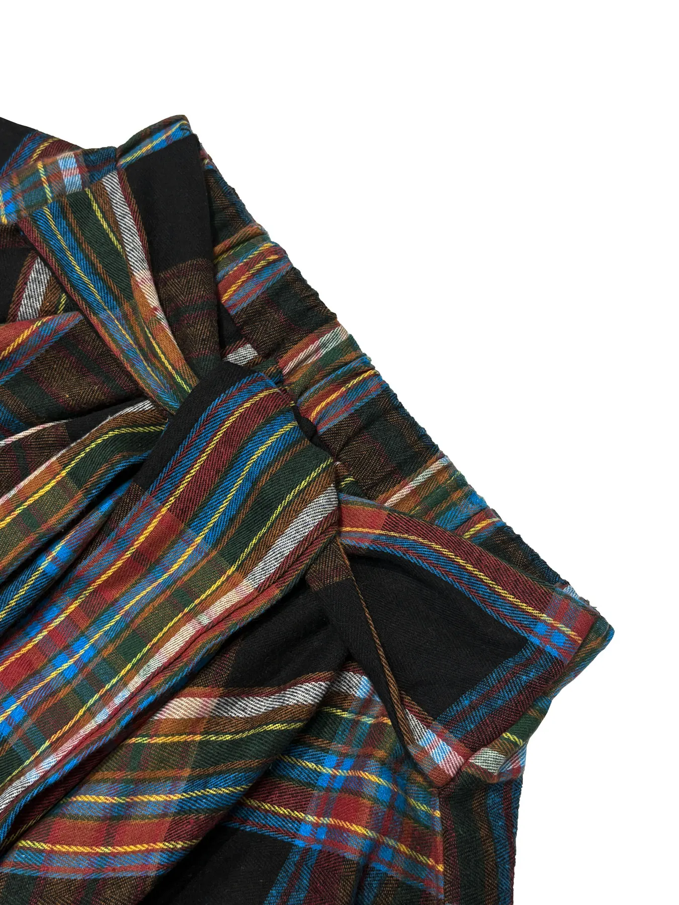 تنورة نسائية عصرية منقوشة مطبوعة بحاشية غير متماثلة بخصر عالٍ، ملابس صيفية للسيدات كاجوال بخصر مطاطي طبقات للركبة