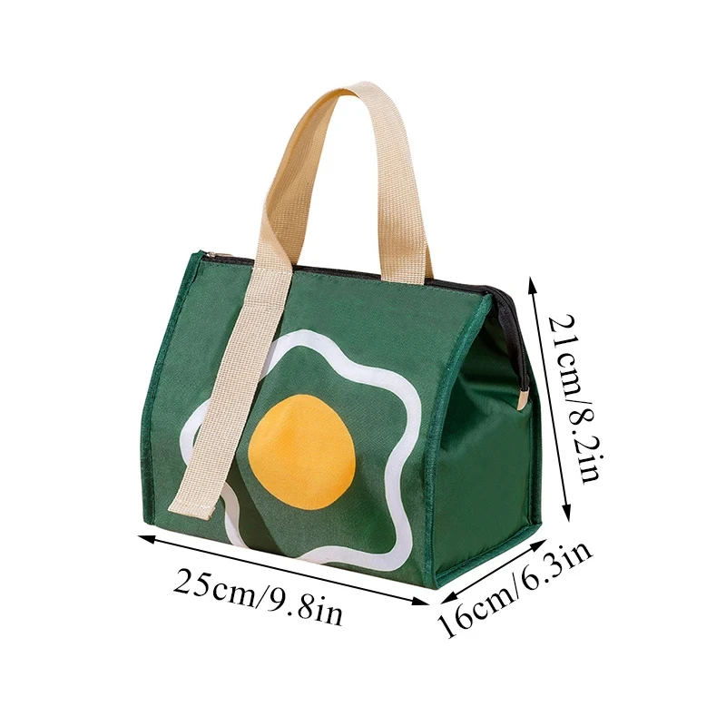 Tragbare Thermo-Lunchbox-Taschen für Damen und Kinder, zur Aufbewahrung von Lebensmitteln, Handtaschen, Reise-Picknick-Beutel, isolierte Kühlbox, Bento-Tasche – Detail 1