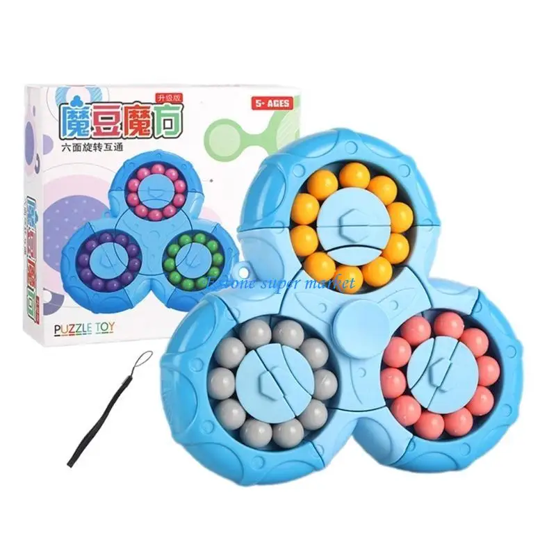 090b Obróć Cube Fasin Puzzle, stres i lęk Fidgets Toy Sensory Toy
