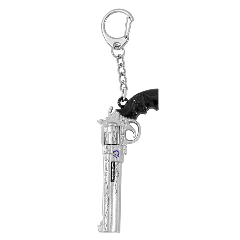 Game Keychain Dante Nero Sword Rebellion Awakening Red Queen Keyring Revolver Ebony & White Ivory Key Ring