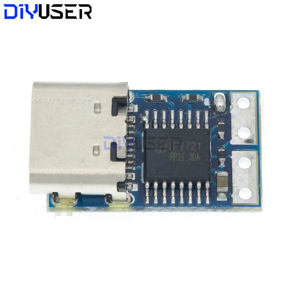 نوع C PD شرك كابل 20 فولت 15 فولت 12 فولت 9 فولت شحن سريع وحدة QC4 QC3.0 PD3.0 إلى تيار مستمر الزناد لأجهزة الكمبيوتر المحمول دفتر التيار الكهربائي #5