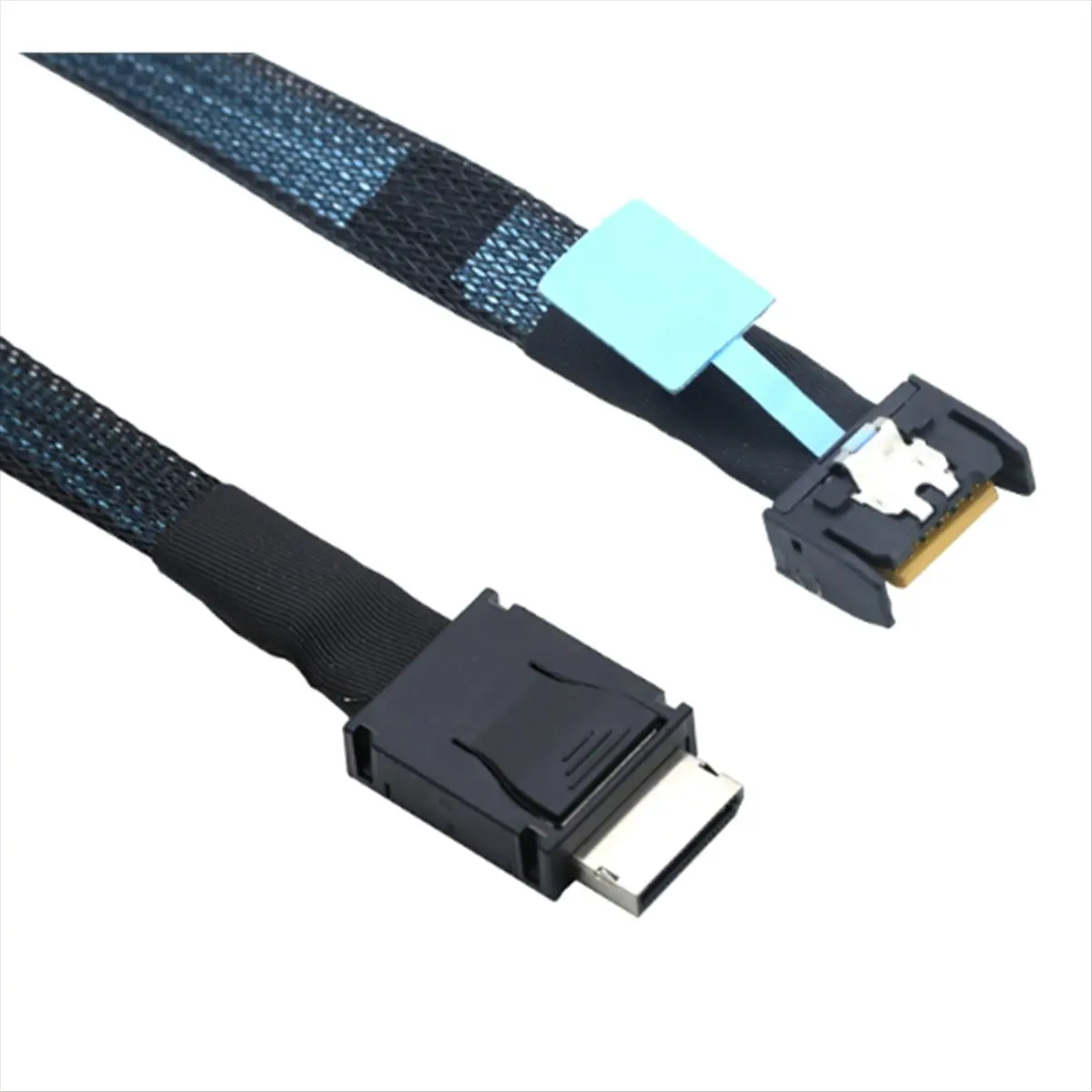 

Кабель-адаптер (A32M) PCI-Express 4.0 Gen5 PCIE MCIO SFF-8654 4i на Oculink SFF-8611 4i для сервера, 1 м