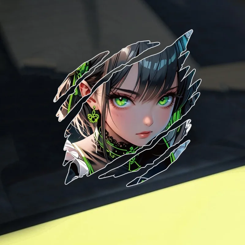 

Anime Eye Motorcycle Stickers Waterproof for Scooter Body Motorbike Helmet Box Front Fairing Vinyl Decals Car Window JDM Decor