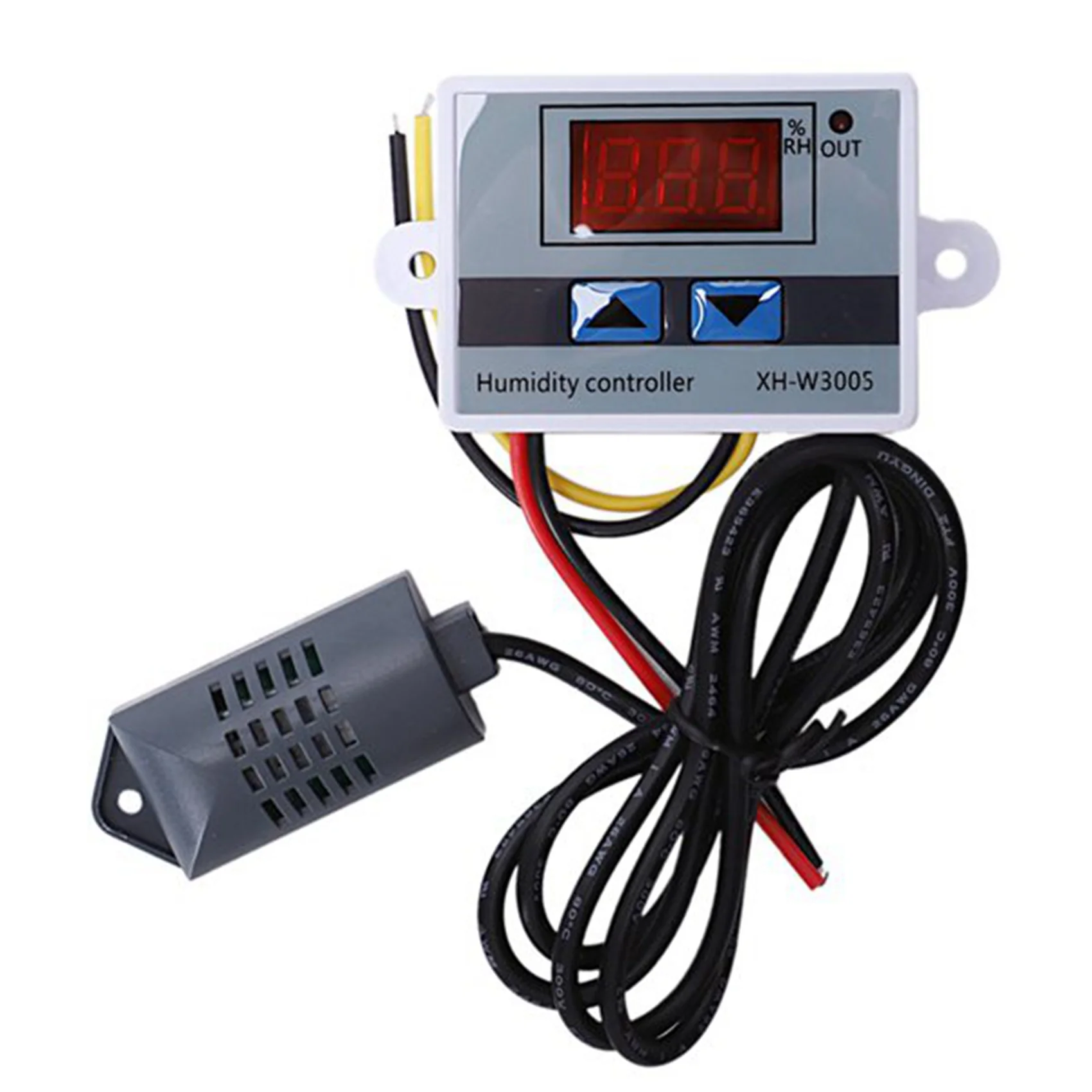 XH-W3005 AC 110-220V 10A Digital Humidity Controller 0-99%RH Humidity Regulator with Humidity Sensor