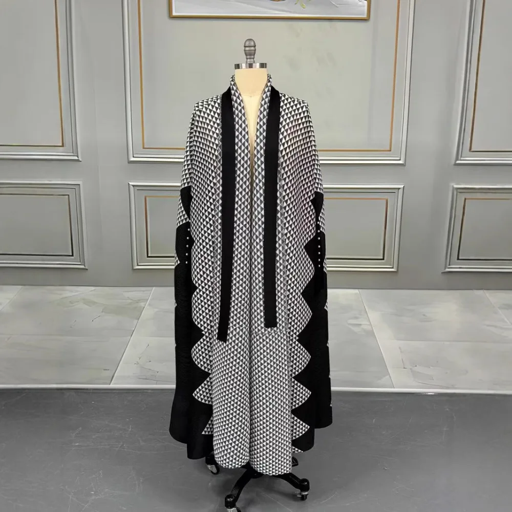 Miyake Pleated Plus Size Women's Premium Sense Cardigan Robe Jacket Women's Clothing High Stretch Loose Fold Elegant Clothing