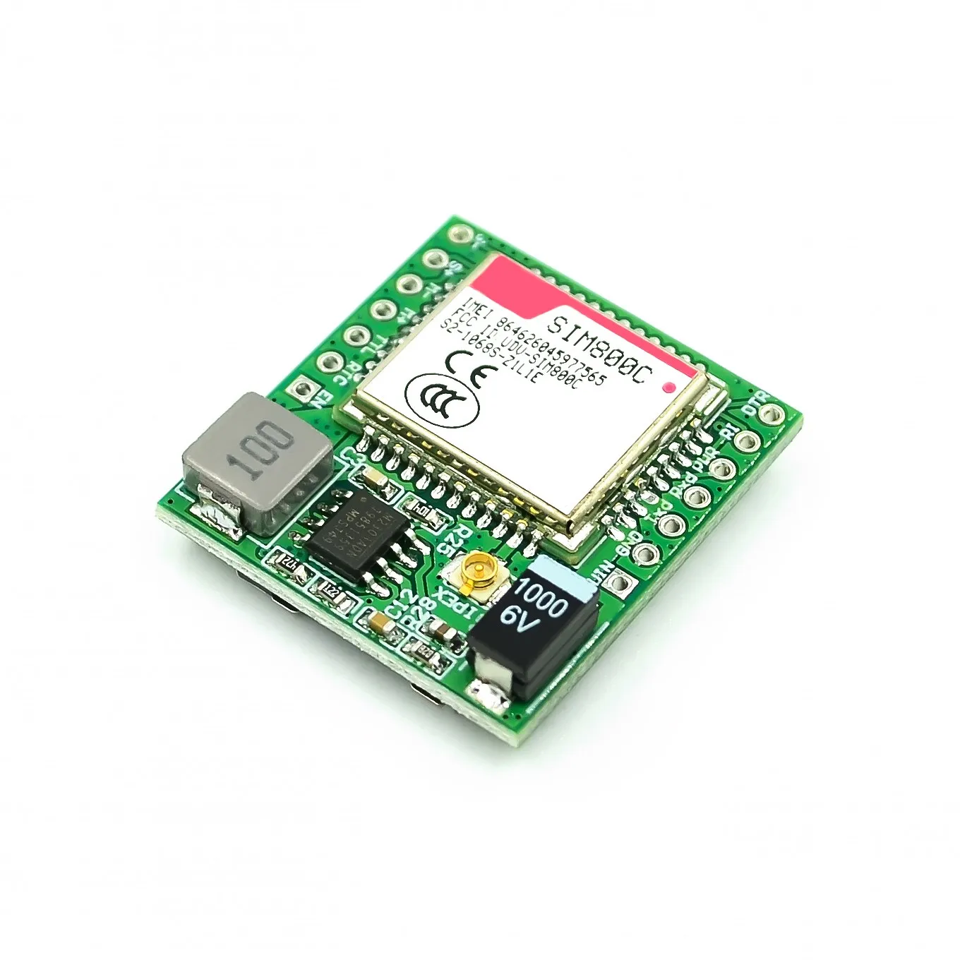 Placa IPEX da desenvolvimento do módulo TTL de SIM800C GSM GPRS com Air208S SIM7020C