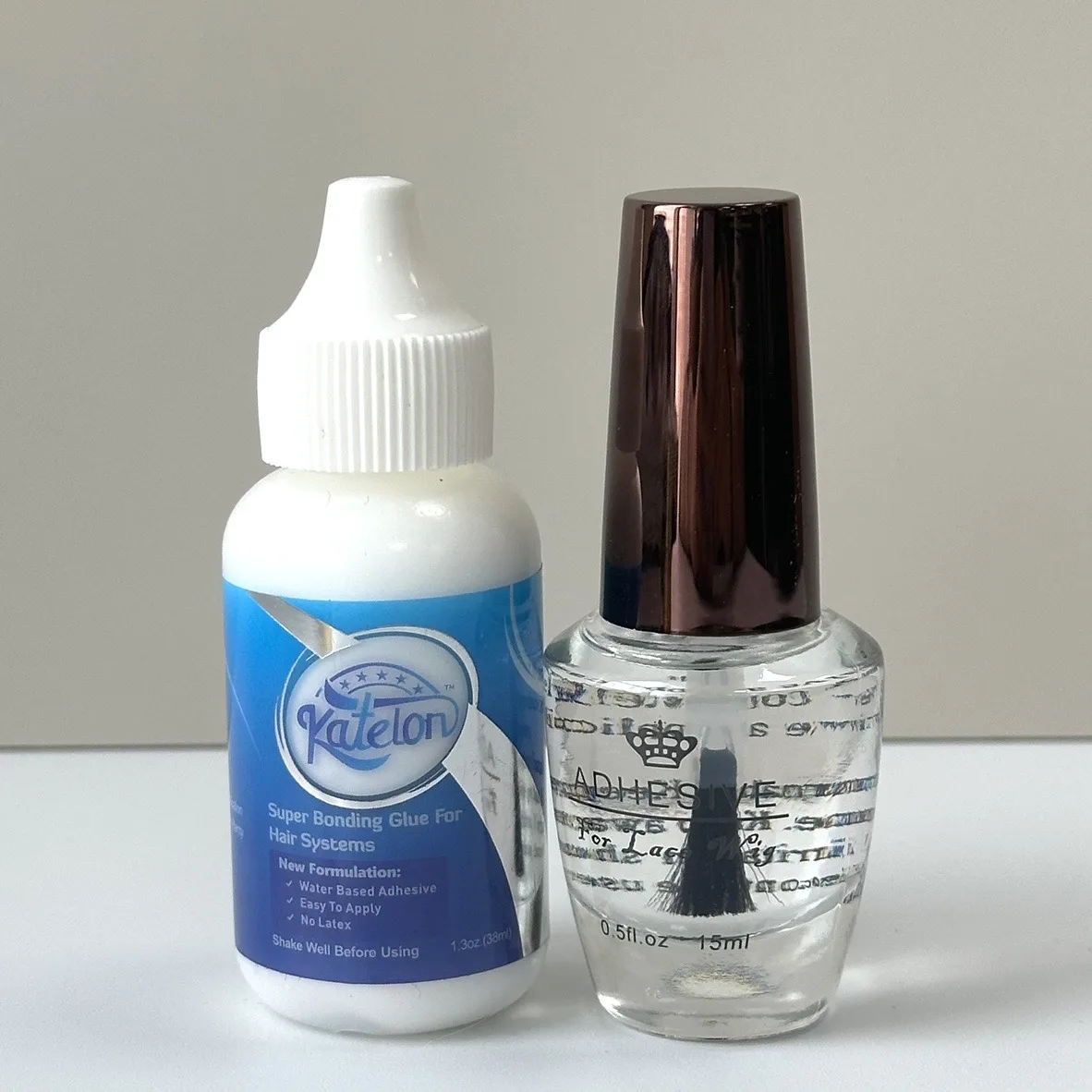 Клей для кружевного парика, водонепроницаемый клей для склеивания, прозрачный невидимый клей для замены волос, дополнительная влажность для поли-кружевного парика