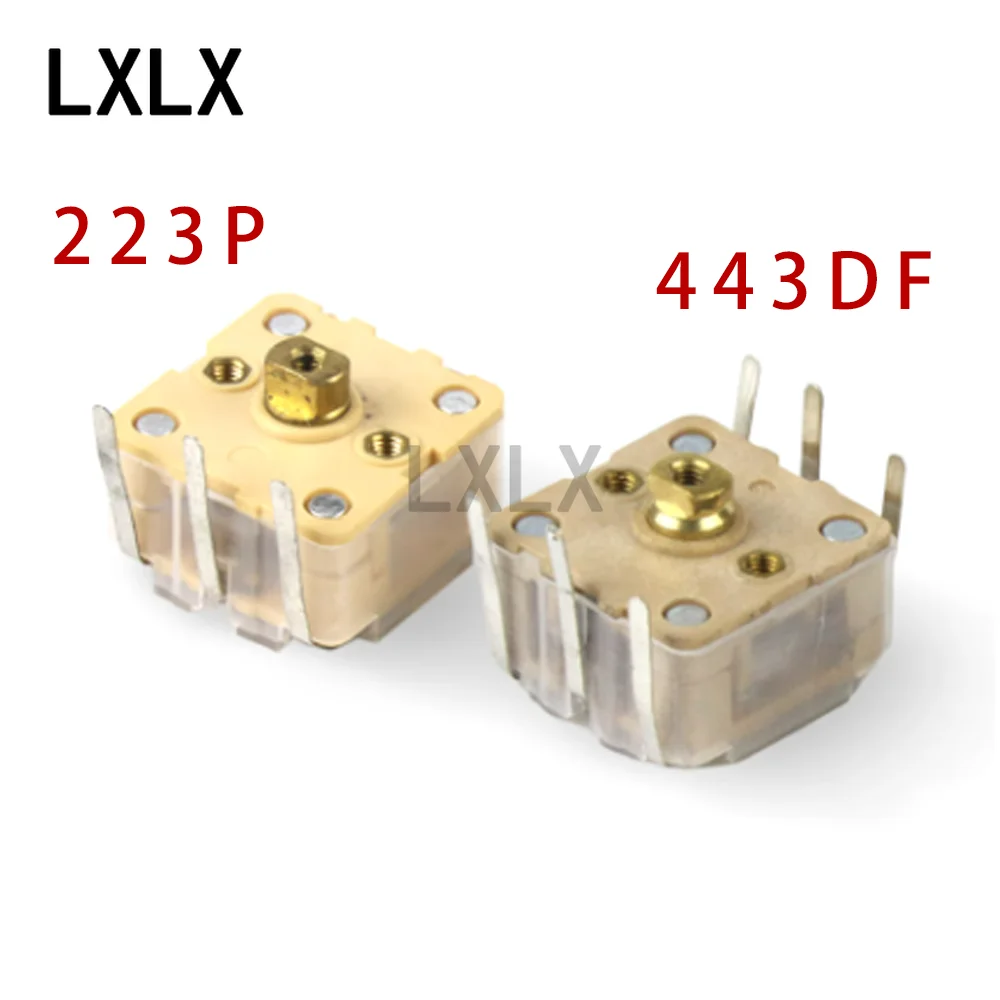 

5PCS Variable Capacitor 223P 443BF 443DF for AM Radio Dual Capacitor FM Radio frequency modulation Adjustable Capacitor