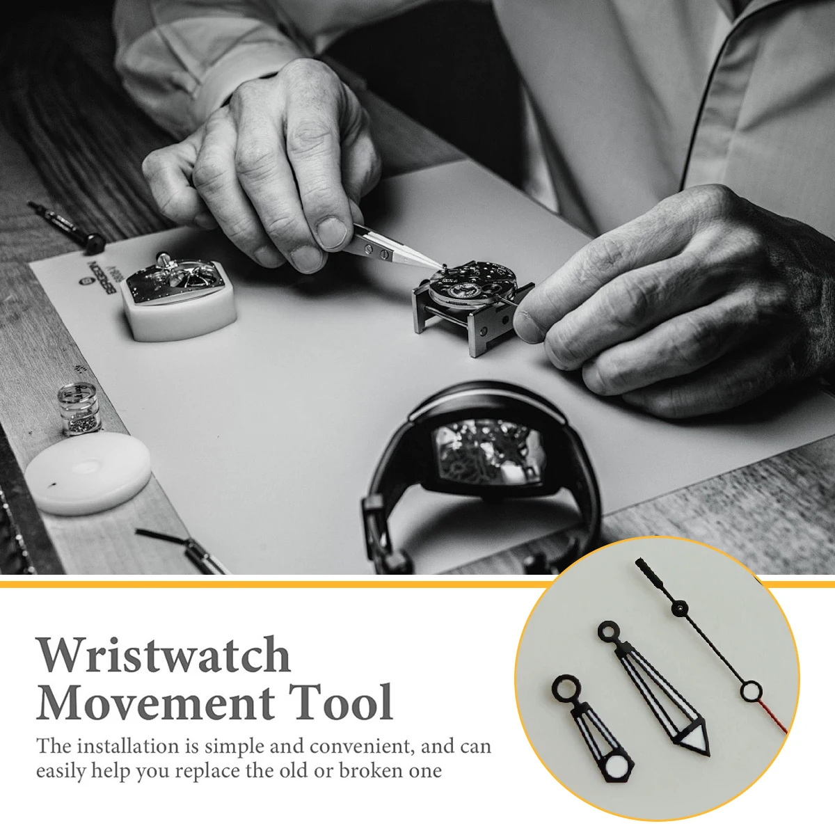 NH35 الأيدي ارتفع الذهب والفضة ساعة سوداء الأيدي الخضراء مضيئة ل NH35 NH36 2836 2824 8205 8215 نوتيلوس الأيدي الساعات مؤشرات