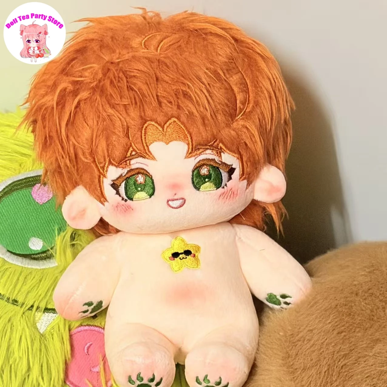 

Anime Light and Night Jesse Attribute Cute Handsome Boy Plush Doll Body 20cm Dress Up Clothes Cotton Plushies Figures Xmas Gift