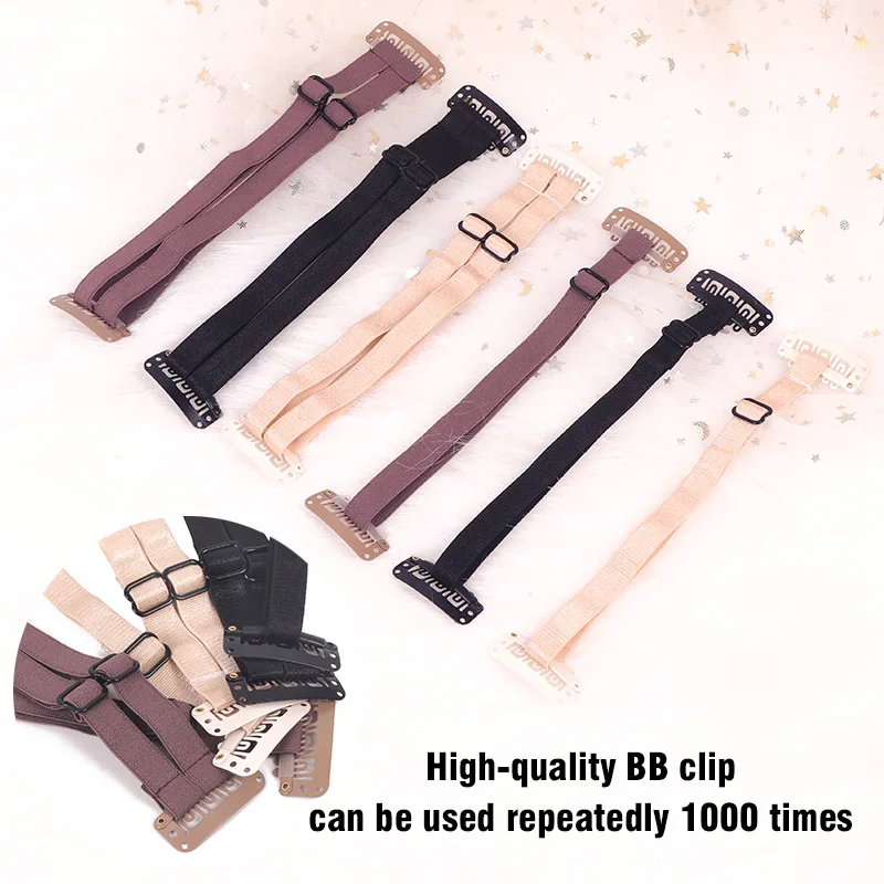 Single Double Stretching Band for Lift Eyes and Eyebrows Magic Elastic Strap with BB Clips Effective Hair lift Strap for Women