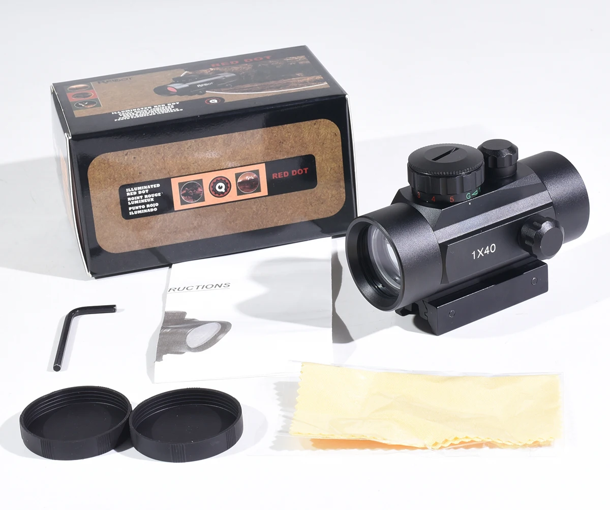 Hot Sales Series HD101AJ HD103 1X40 Red Dot Sight Hunting Optics Sight Holographic Airsoft Sight 4 Reticle Reflex Collimator view 6
