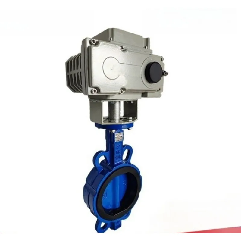 Electric Butterfly Valve D971X-16Q Wafer Type On Off Control Valve Soft Seal Stainless Steel Wear Resistant