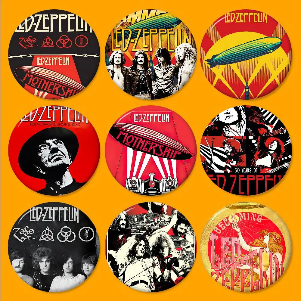 الفرقة L-Led Z-Zeppelin الإبداعية صفيح لينة زر دبابيس الحيوان أيقونة بروش التلبيب على ظهره شارة الملحقات