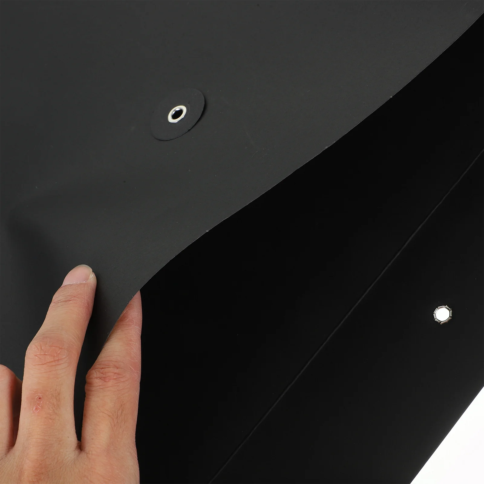 5 pçs bolsos de arquivo grosso botão de corda design portátil organizador de documentos para escola escritório armazenamento de papel pasta de arquivo à prova dwaterproof água
