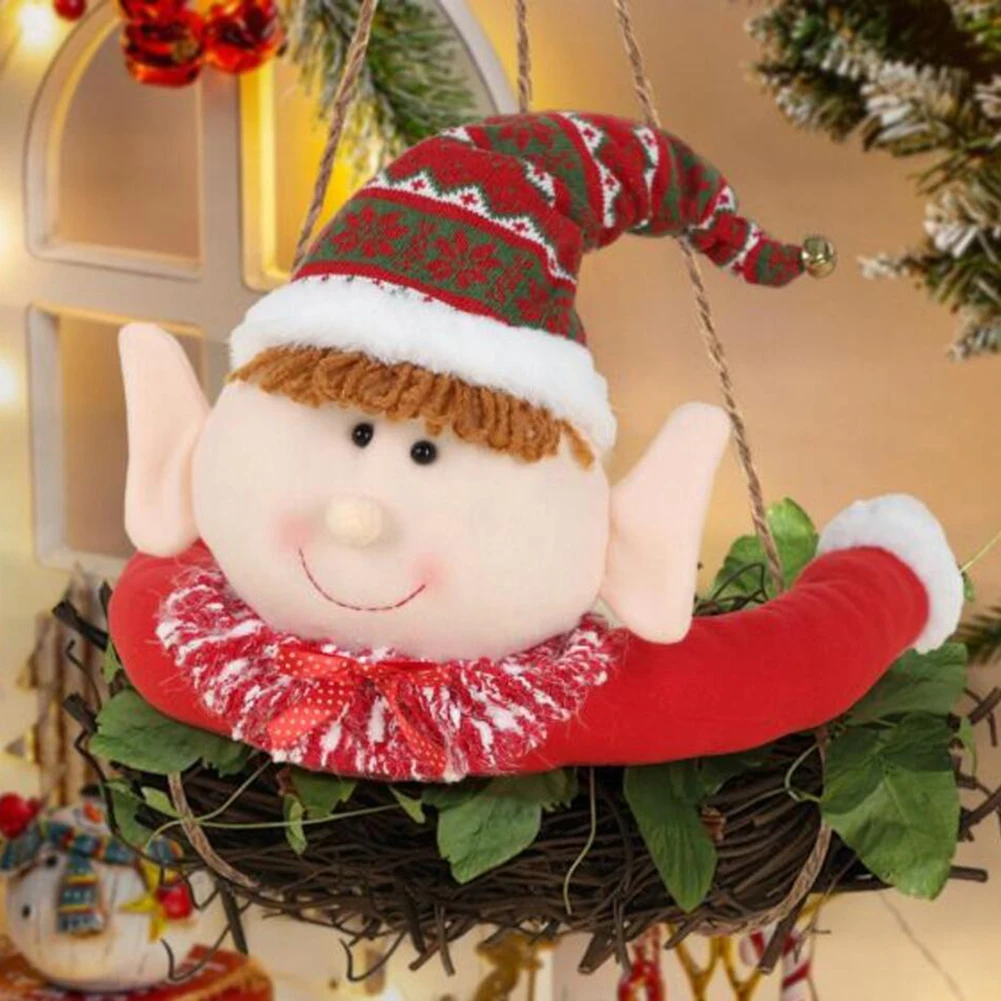 

Christmas Decor Tree Top Large Plush Elves Treetop Hugger Xmas Tree Ornament Home Scene Arrangement New Year Presents