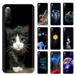 Phone Case For Sony Xperia 10 II Cases 10 iii Soft TPU Silicone Bumper Shockproof Back Cover For Sony Xperia 10 II III Case Capa