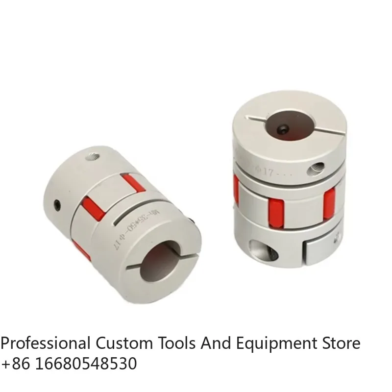 

FCAluminum Alloy Plum Blossom Coupling CNC Screw Connection Sleeve for Servo Motor Elastic Shaft Couplings with Pad
