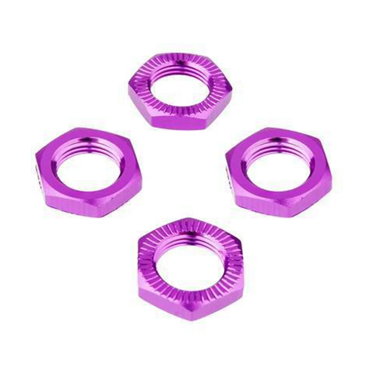 For TRAXXAS X-MAXX RC Model Car Metal Upgrade 17mm Hexagon Coupler Thread 1mm Nut,Purple