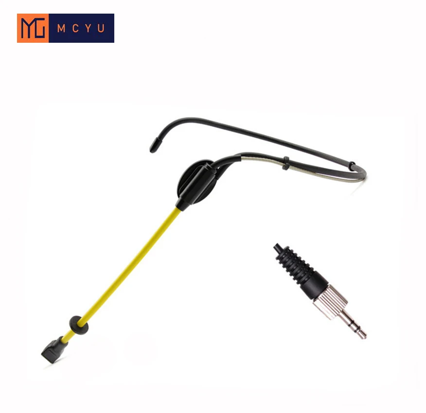 Mikrofon Tahan Air Pelatih Olahraga Kelas Atas Pemancar Nirkabel Segala Arah Kawat Terlindung Mikrofon untuk AKG Shure Sennheiser