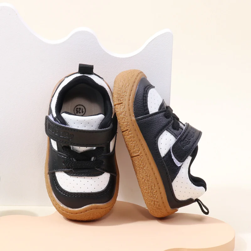 Babyschuhe, hochwertiges Kleinkind, 1–5 Jahre, Gummisohle, rutschfest, weiches PU, für Jungen und Mädchen, Frühlings- und Herbststil, Ooydoor BM06 – Detail 7