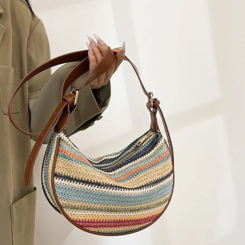 

Trendy-elegant 2025 New Ladies Luxury Brand Leather Shoulder Bag Famous Designer Vintage Popular Casual​