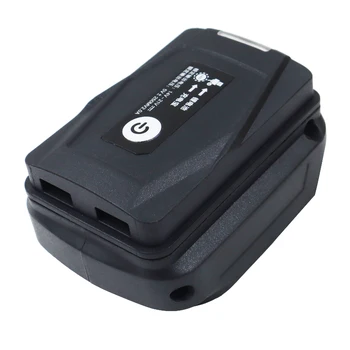 อะแดปเตอร์ไฟฉาย LED USB ชาร์จโทรศัพท์มือถือสําหรับ Makita HongSong BoDa FoGo 18V Li-Ion แบตเตอรี่ Power Bank Lomvum เครื่องมือ
