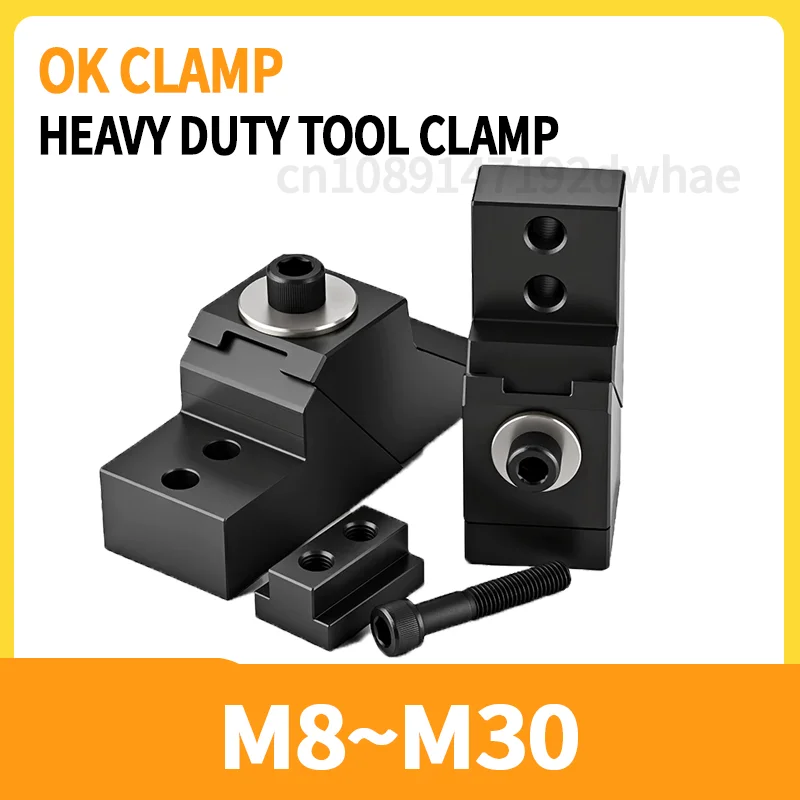 New CNC Side Fixture Clamp Fixed Precision OK Vise Auxiliary Frog Clamp Flat Curved End Bench Vice Workholding Fixturing Tool