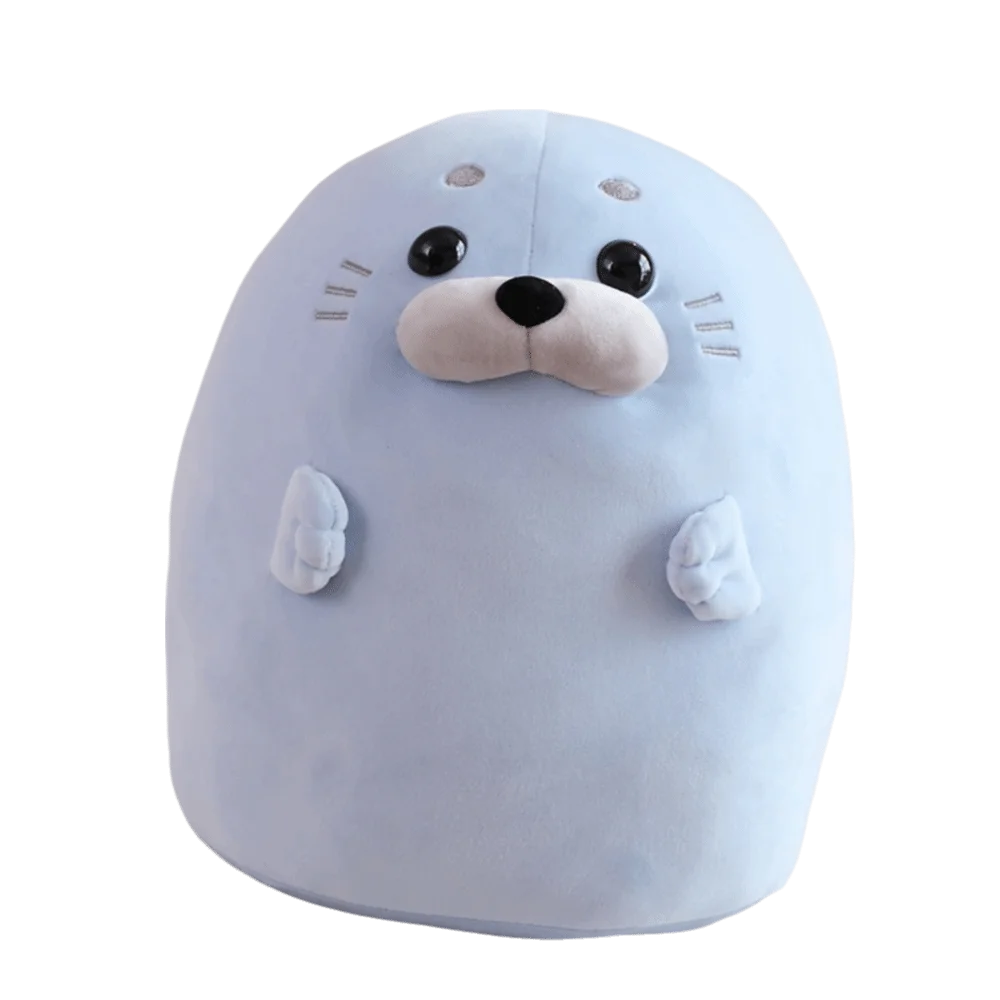

Cartoon Chubby Anime Seal Plush Doll Soft PP Cotton Plush Seal Sleep Pillow Fluffy Funny Stuffed Animal Toy Kids Gifts