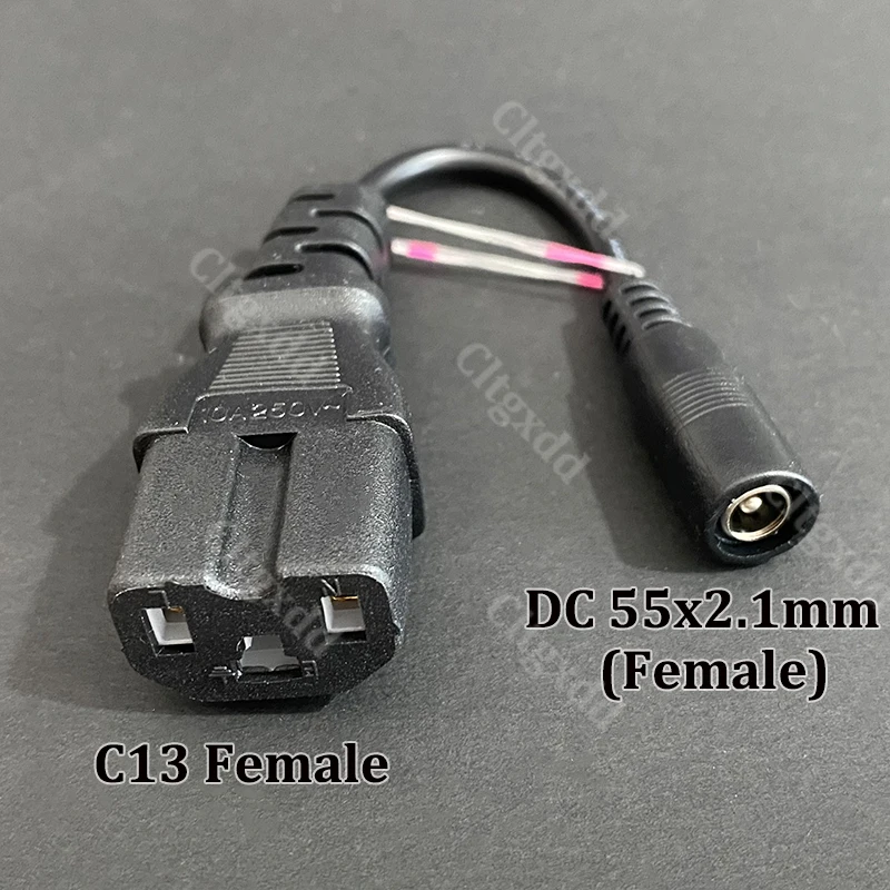 DC-Adapter-Konverterstecker 5,5mm*2,1mm Buchse auf XLR 3-polig 5,5*2,5mm 8,0*1,6mm RCA M12 M16 C13 Stecker Geeignet für Roller – Detail 13