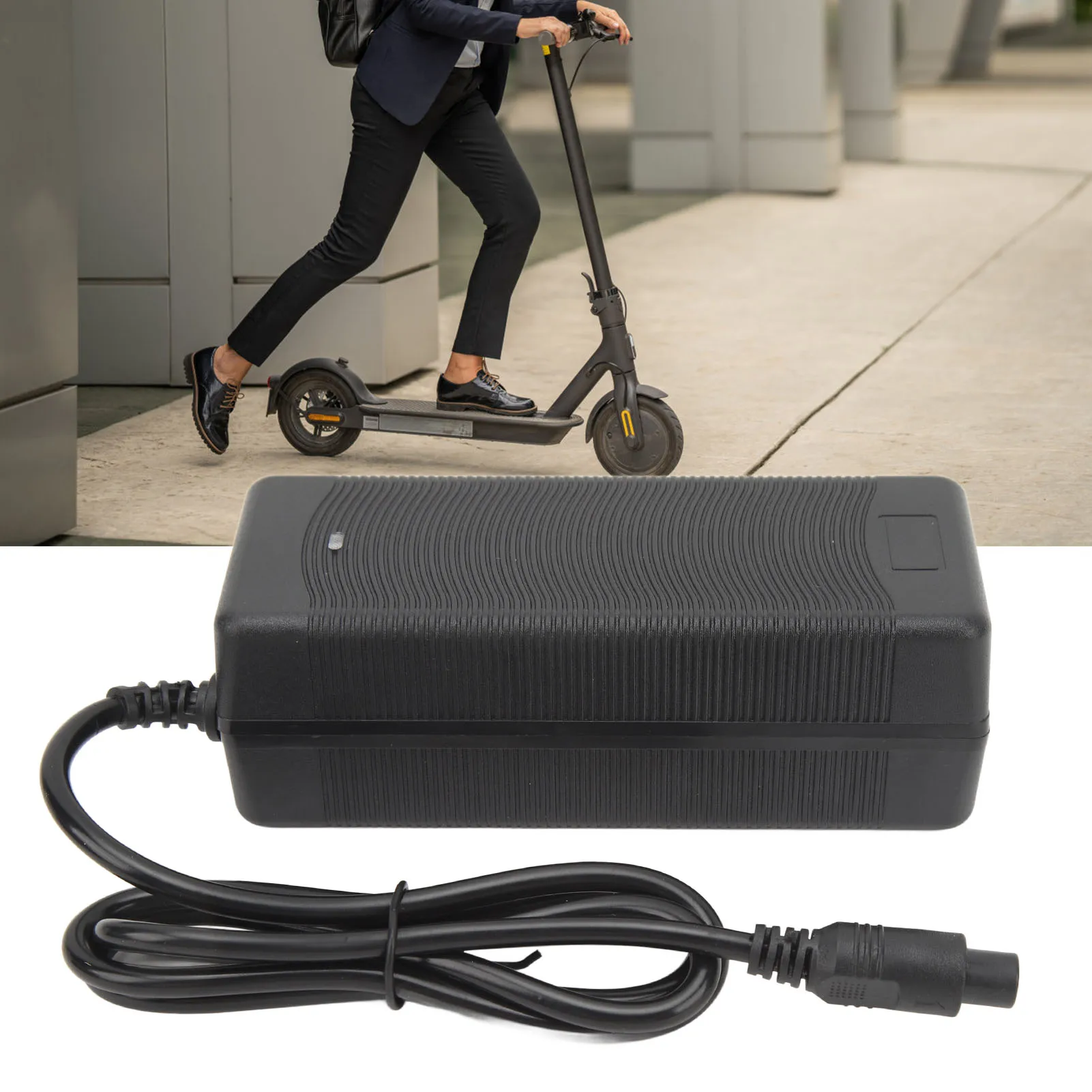 

Зарядное устройство для электрического скутера 54,6 В, 2 А, термостойкое, защита от помех, защита от сбоя питания, адаптер питания для электрического велосипеда