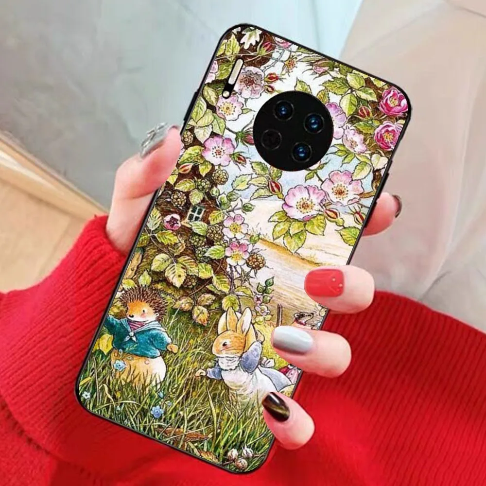 Cute Rabbit Phone Case For Huawei Mate 10 20 30 40 50 lite pro Nova 3 3i 5 6 SE 7 pro 7SE