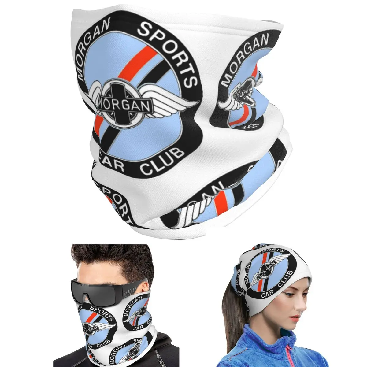 Morgan Motor Car Company Bandana Neck Gaiter Printed Mask Scarf Outdoor Sports Headwear For Men Women Adult Breathable