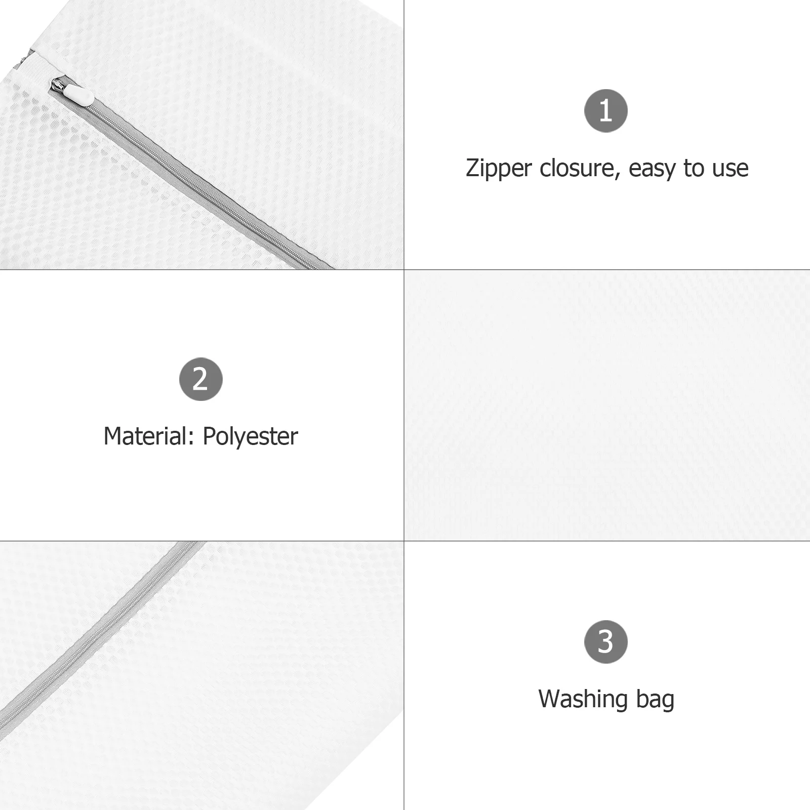 3 шт., мешок для белья, сотовый сетчатый мешок для стирки, набор для бюстгальтеров, нижнего белья, нежная одежда, складная машинная безопасность на молнии